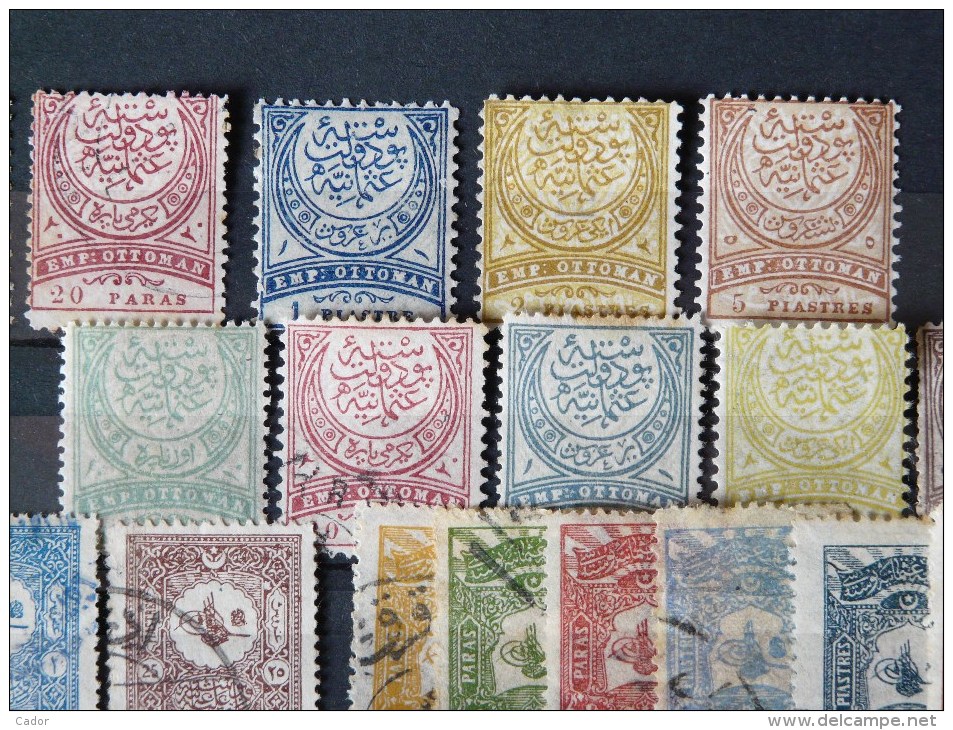 TURQUIE - 1876/1910 Lot De 50 Timbres Neufs * Et O - < 9% Côte (entre N° 47 Et N° 159 - Voir Scan) - 1837-1914 Smyrna