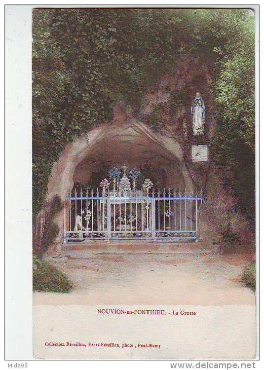 80. NOUVION EN PONTHIEU . LA GROTTE NOTRE DAME DE LOURDES . - Nouvion