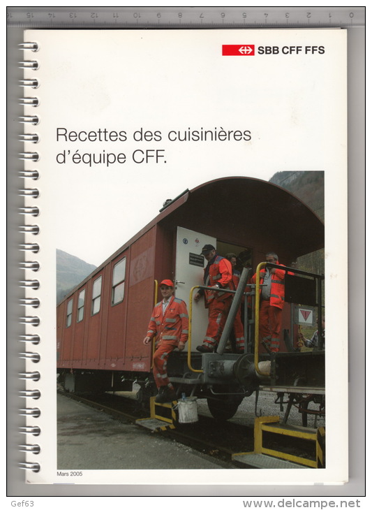 SBB CFF FFS - Recettes Des Cuisinières D'équipe CFF - Gastronomie