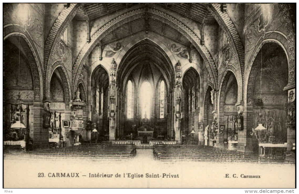 81 - CARMAUX - Intérieur église - Carmaux