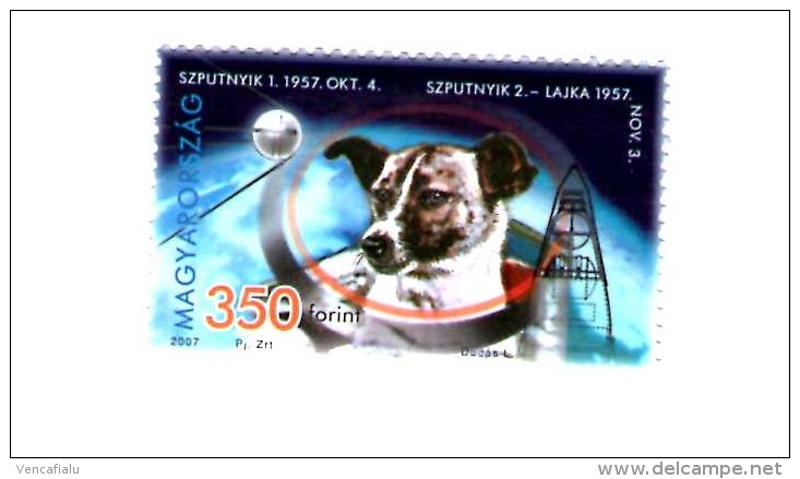 Hungary 2007 - Dog Lajka In Space, 1 Stamp, MNH - Europe