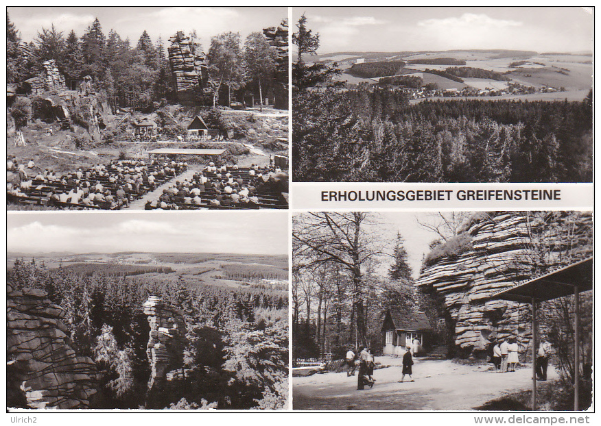 AK Erholungsgebiet Greifensteine - Mehrbildkarte (19441) - Ehrenfriedersdorf