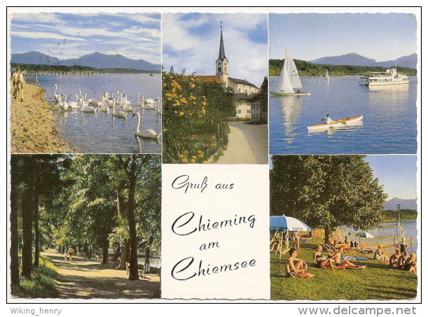 Chieming - Mehrbildkarte 2 - Chiemgauer Alpen