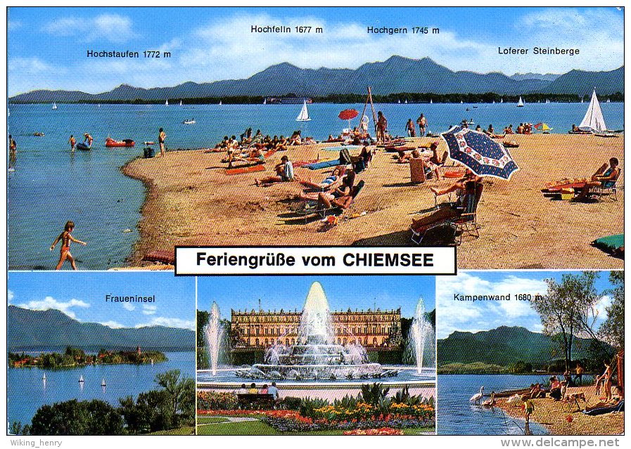 Chiemsee - Mehrbildkarte 23 - Chiemgauer Alpen