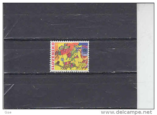 SLOVACCHIA  2000 - Unificato 322 - UNICEF - Used Stamps