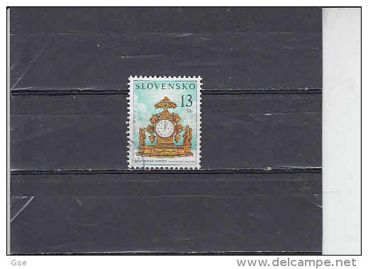 SLOVACCHIA  2001 - Unificato 339 - Orologi - Used Stamps