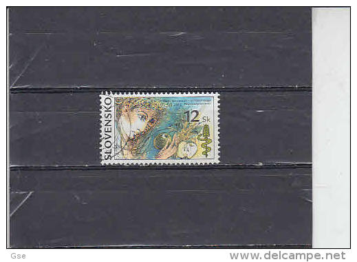SLOVACCHIA  2001 - Unificato 343 - Agricoltura - Used Stamps