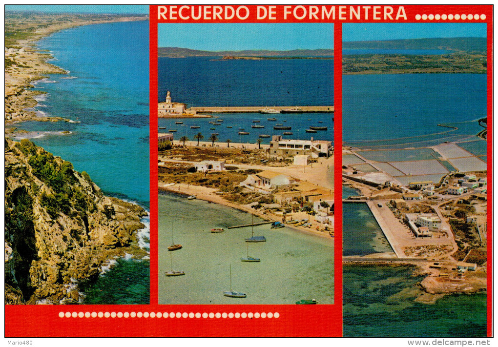 RECUERDO   DE  FORMENTERA    (VIAGGIATA) - Formentera