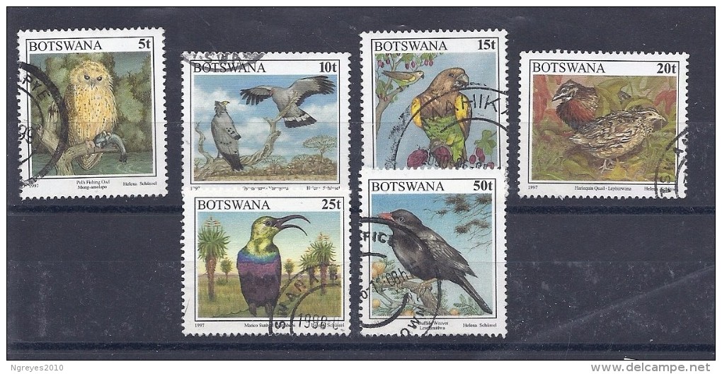 150024406  BOTSWANA  YVERT   Nº  776/780+783 - Botswana (1966-...)