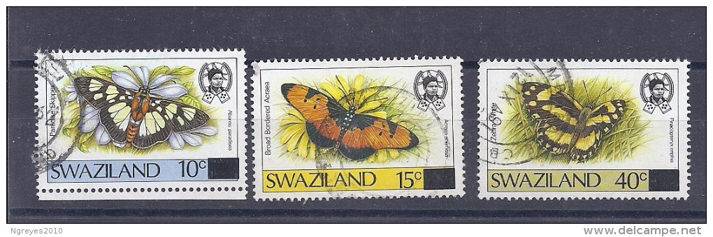 150024413  SWAZILAND  YVERT   Nº  574/575/577 - Swaziland (1968-...)