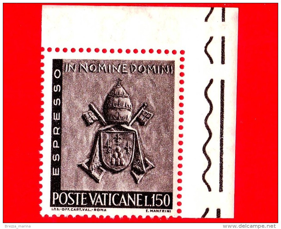 Nuovo - VATICANO - 1966 - Il Lavoro Dell´uomo - Stemma Di Paolo VI - ESPRESSO - 150 L. - Exprès