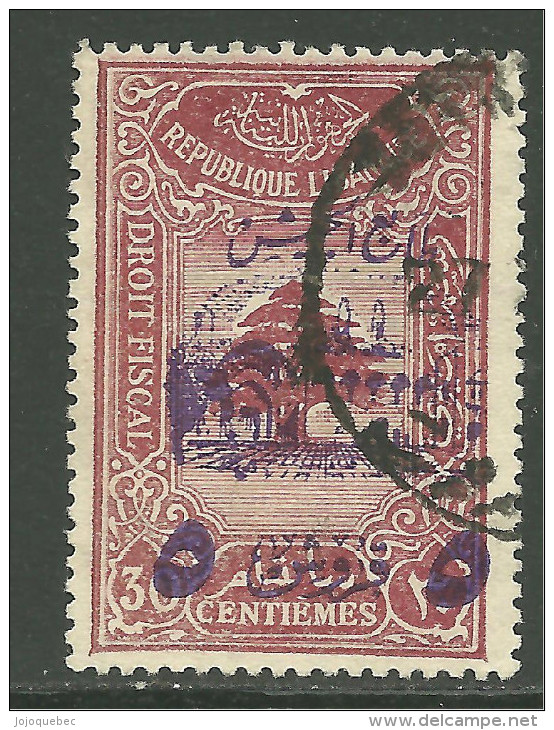 Grand Liban Oblitérér, Surcharger No: 197 Y Et T, Coté 30 Euros, USED SURCHARGED - Oblitérés