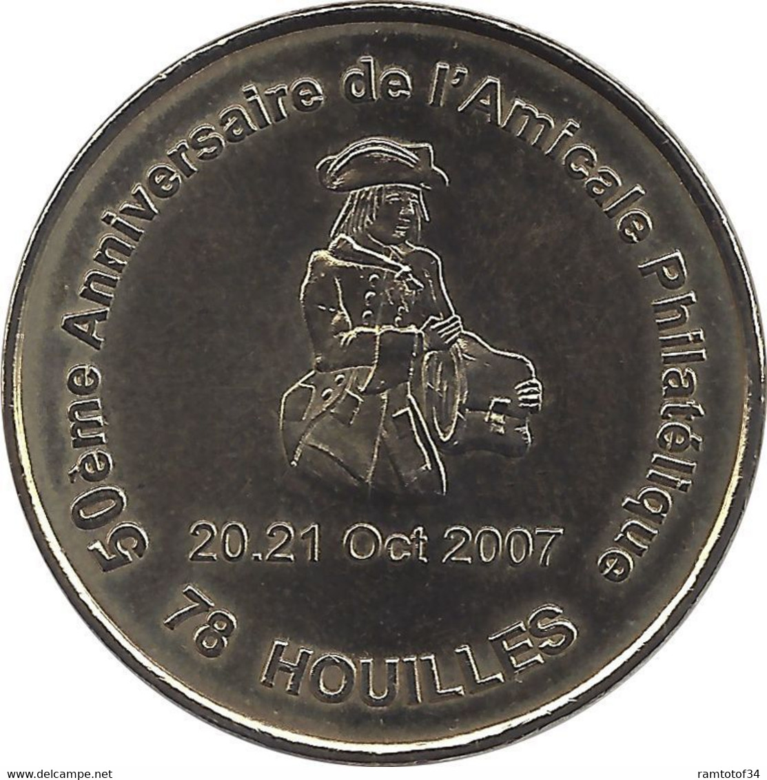 2007 MDP229 - AMICALE PHILATELIQUE DE HOUILLES 1 - 50 Ans / MONNAIE DE PARIS - 2007