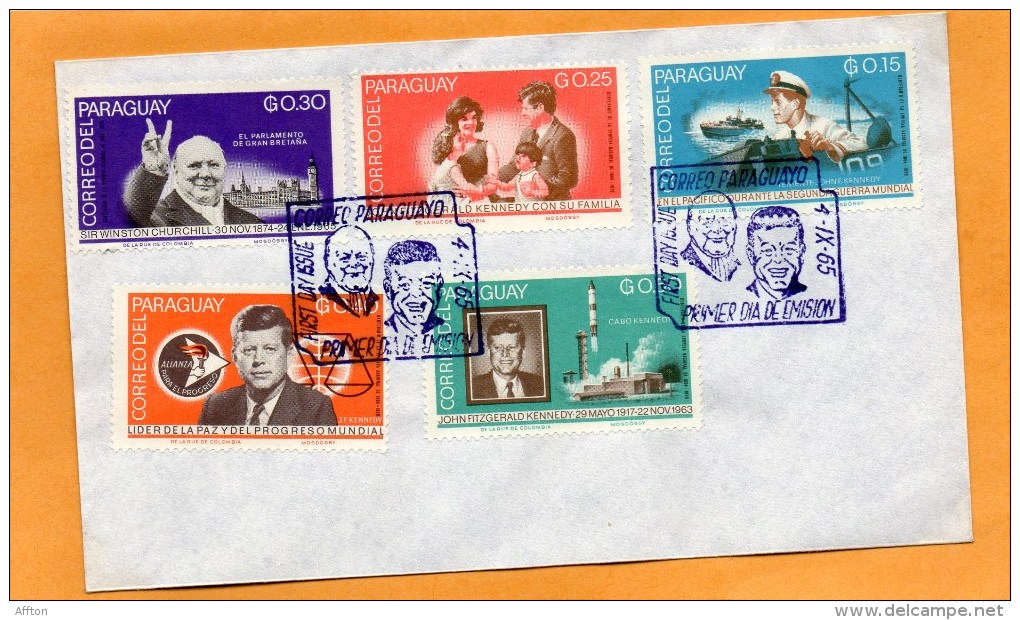 Paraguay John F Kennedy 1965 FDC - Paraguay