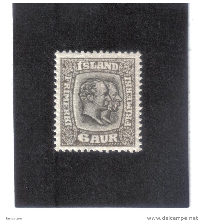 KPÖ919  ISLAND 1915  Michl  82  Mit FALZ  ZÄHNUNG Siehe ABBILDUNG - Unused Stamps