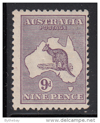 Australia MH Scott #50 BW #27 9p Kangaroo - Nuevos