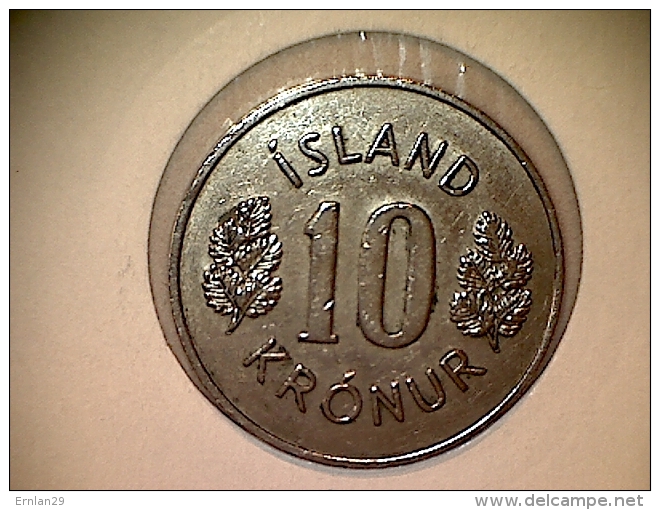 Islande 10 Kronur 1967 - Island