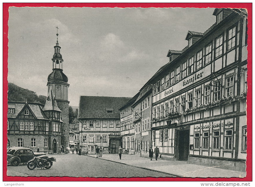 AK ´Stolberg / Harz' Marktplatz ~ 1960 - Stolberg (Harz)