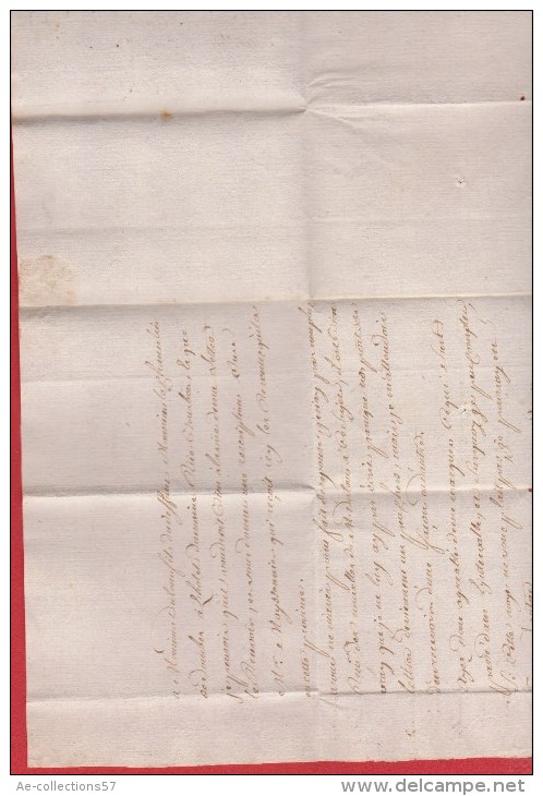 A / Lettre De Bourg   Pour Paris    --  1755 - 1701-1800: Precursors XVIII