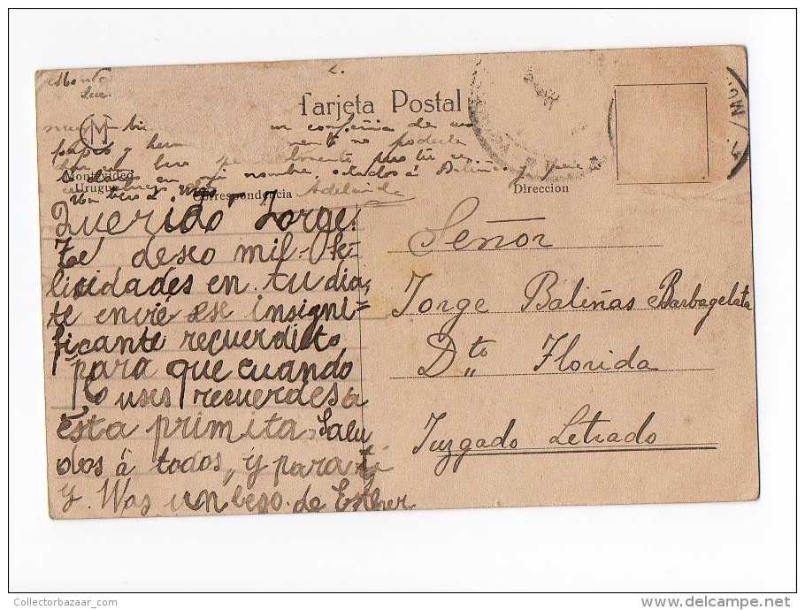 URUGUAY MONTEVIDEO TARJETA POSTAL  Ca1900 POSTCARD Cpa Ak (W4_1635) - Uruguay