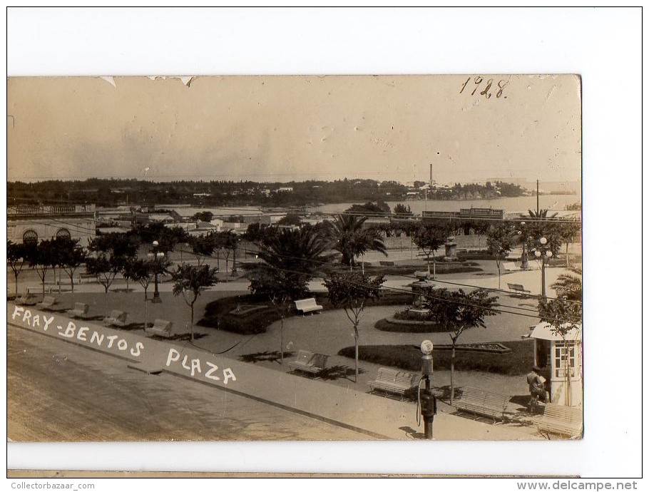 URUGUAY  FRAY BENTOS Liebig RPPC REAL PHOTO Gas Pump WICO PETROL STATION TARJETA POSTAL  Ca1930 POSTCARD Cpa Ak - Uruguay