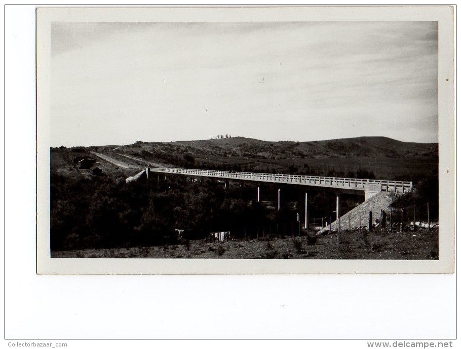 URUGUAY MELO PICADA DE LAS BOCHAS BRIDGE RPPC REAL PHOTO FOTO ZAMORA TARJETA POSTAL  Ca1930 POSTCARD Cpa Ak (W4_1663) - Uruguay