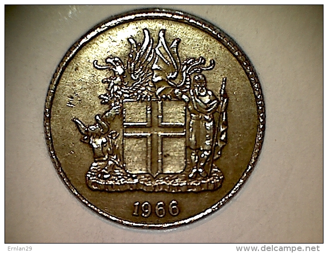 Islande 1 Krona 1966 - Islandia