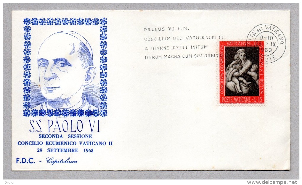 VATICANO 1963  "CAPITOLIUM" 2a Sessione Concilio Ecumenico Vaticano II - Variétés & Curiosités