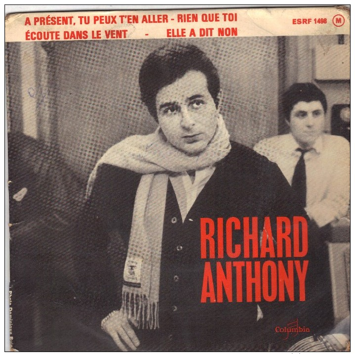 EP RICHARD ANTHONY/////////// - Sonstige - Franz. Chansons