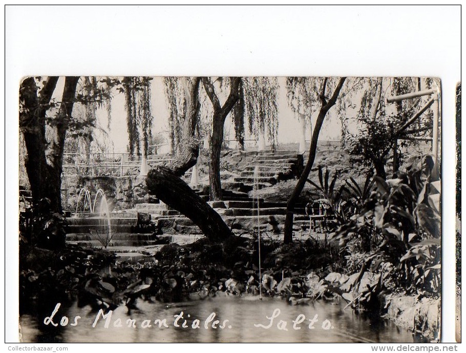 URUGUAY  Salto Los Manantiales Water Source Real Photo Rppc  TARJETA POSTAL  Ca1930 POSTCARD Cpa Ak (W4_1684) - Uruguay