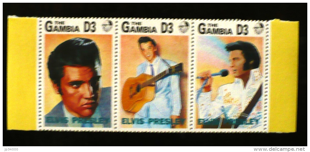 GAMBIE Elvis Presley, Musique. Yvert N°1275/77. ** MNH - Elvis Presley