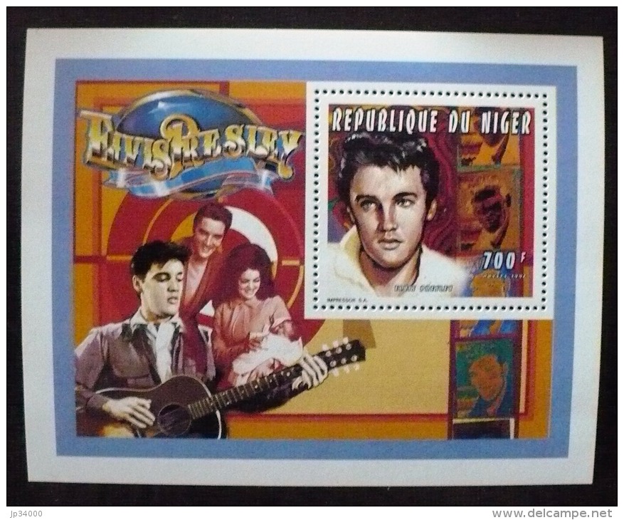NIGER Elvis Presley,  Musique. BF Emis En 1996. ** MNH - Elvis Presley