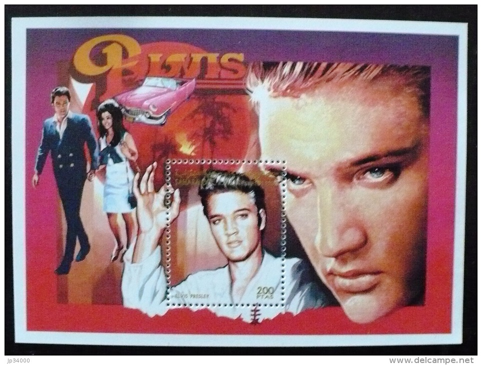 SAHARA Elvis Presley,  Musique. BF Emis En 1996. ** MNH (3) - Elvis Presley