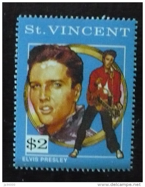 SAINT VINCENT ELVIS PRESLEY, Musique, 1 Valeur Emise En 1993  Neuf Sans Charniere MNH - Elvis Presley