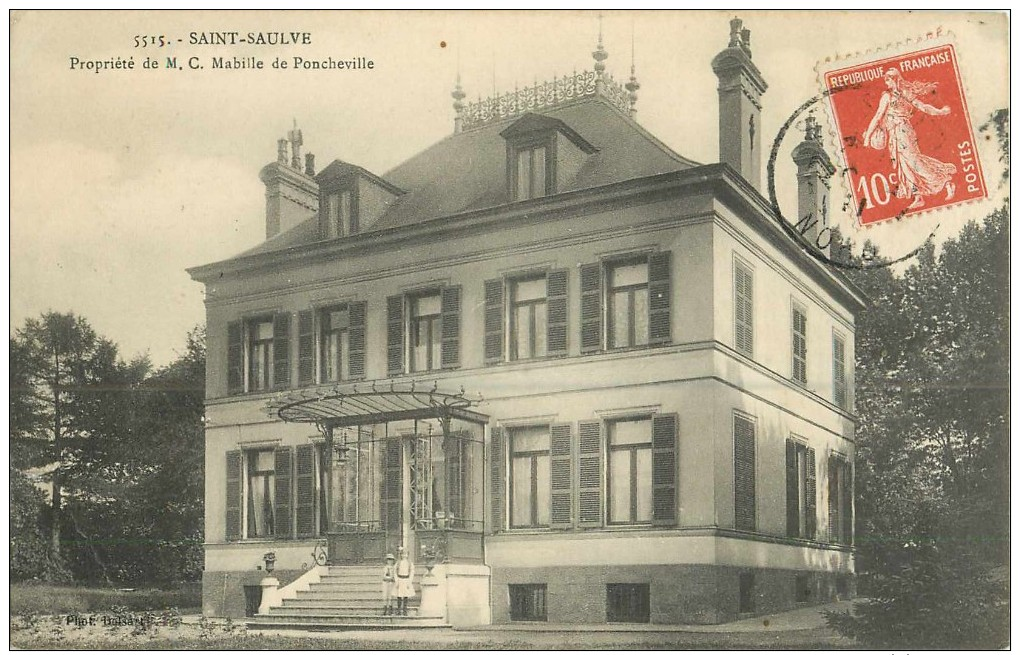 59 Saint Saulve Propriété De M C Mabille De Poncheville - Autres & Non Classés