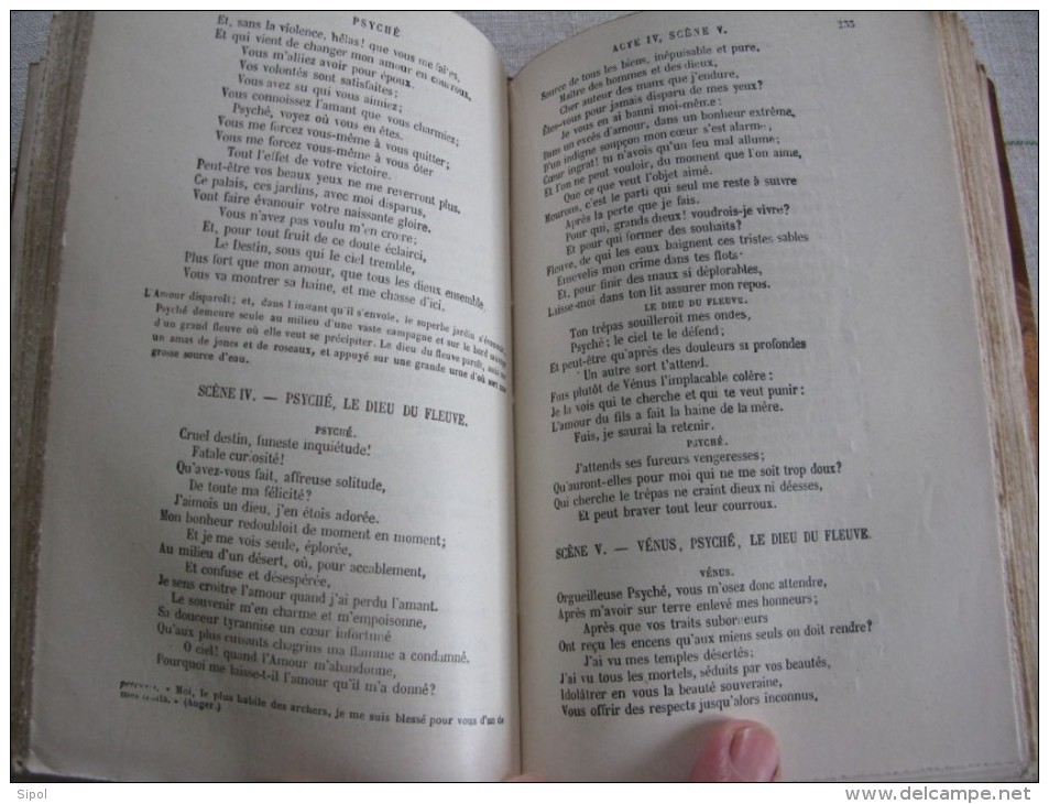 Oeuvres complètes de Molière  3 volumes  Reliés -  Garnier Frères Editeurs Paris Clichés non dans l ordre !!