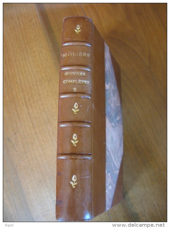 Oeuvres complètes de Molière  3 volumes  Reliés -  Garnier Frères Editeurs Paris Clichés non dans l ordre !!