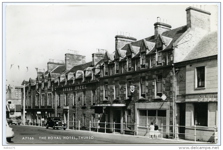 THURSO : THE ROYAL HOTEL (10 X 15cms Approx.) - Caithness