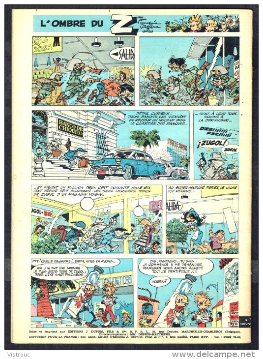 SPIROU N° 1172 -  Année 1960 -  Couverture " SPIROU " De FRANQUIN Et JIDEHEM. - Spirou Magazine