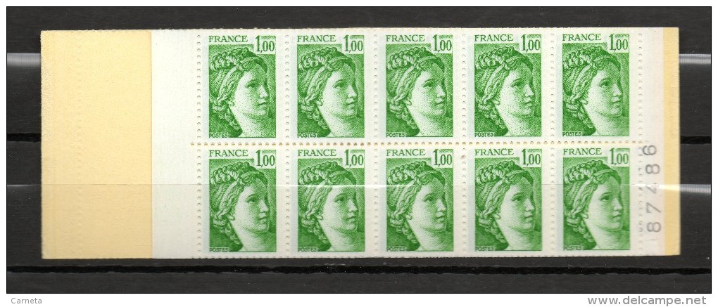 FRANCE  CARNET  N° 1973 C 1a  NEUF SANS CHARNIERE  COTE 45.00&euro;    TYPE SABINE - Autres & Non Classés