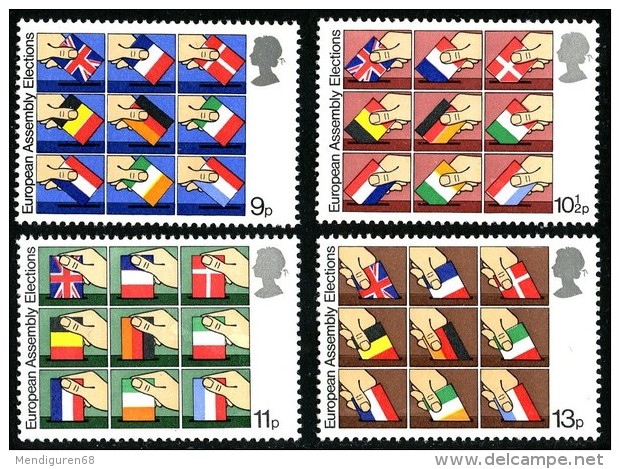 GB 1979 EUROPEAN ASSEMBLY SET OF 4 SG 1083-86 MI 789-92 SC 859-62 IV 888-891 - Unused Stamps