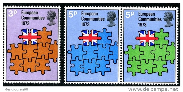 GB 1973 E.E.C SET OF 3 SG 919-21 MI 612-14 SC 685-87 IV 675-677 - Unused Stamps