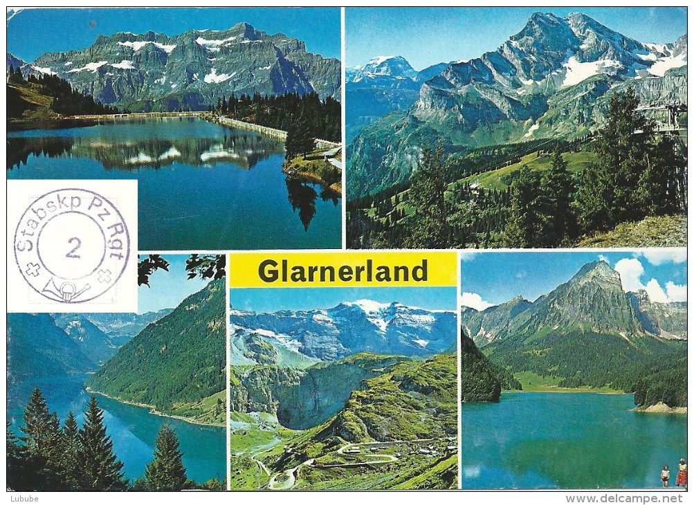 AK  "Glarnerland"  (Feldpost)              1988 - Poststempel