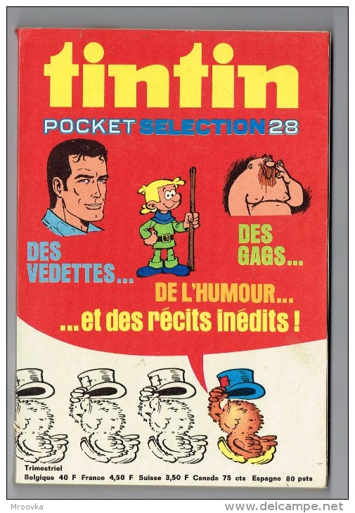 TINTIN - Pocked Selection 28 - 1975 - Tintin