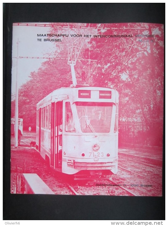 M.I.V.B. - S.T.I.B. (M1531) Een Woordje Geschiedenis (2 Vues) TRAM, Plan Et élévation Tram Série 7000 Et Série 4000 - Spoorweg