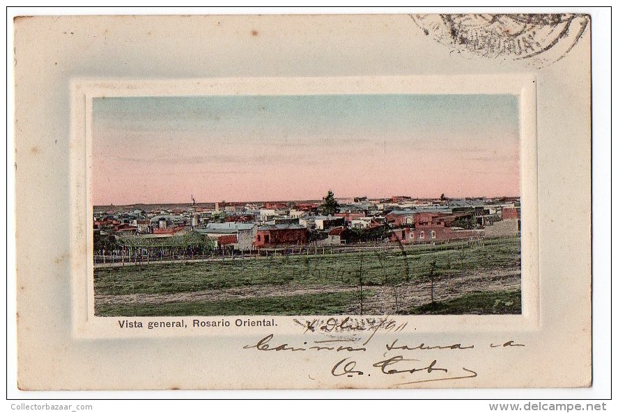 URUGUAY  ROSARIO ORIENTAL  TARJETA POSTAL  Ca1900 POSTCARD Cpa Ak (W4_1696) - Uruguay