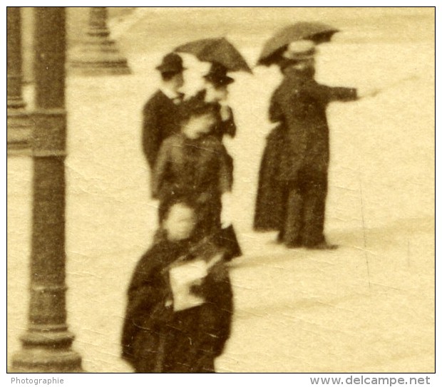 France Paris Place De La Concorde Ancienne Photo Albumine Champagne 1880 - Anciennes (Av. 1900)