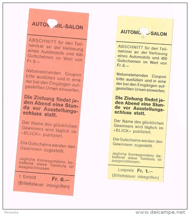 45-e SALON DE L'AUTO GENEVE 13-23 Mars 1975 - Catalogue Officiel + BILLET DE LOTERIE + ABSCHNITT - Auto's