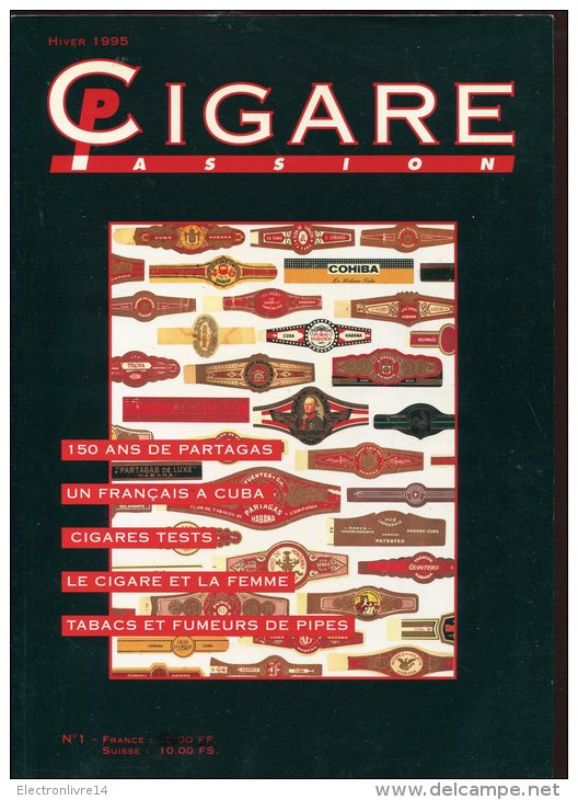 Cigare  Passion Numero 1 Contient 64 Pages  Nombreuses Illustrations - Livres