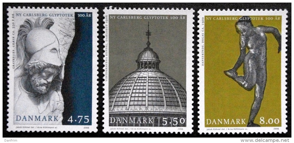 Denmark 2006 Carlsberg Glyptotek MiNr.1437-39 MNH (**)  ( Lot A 25 ) - Nuevos